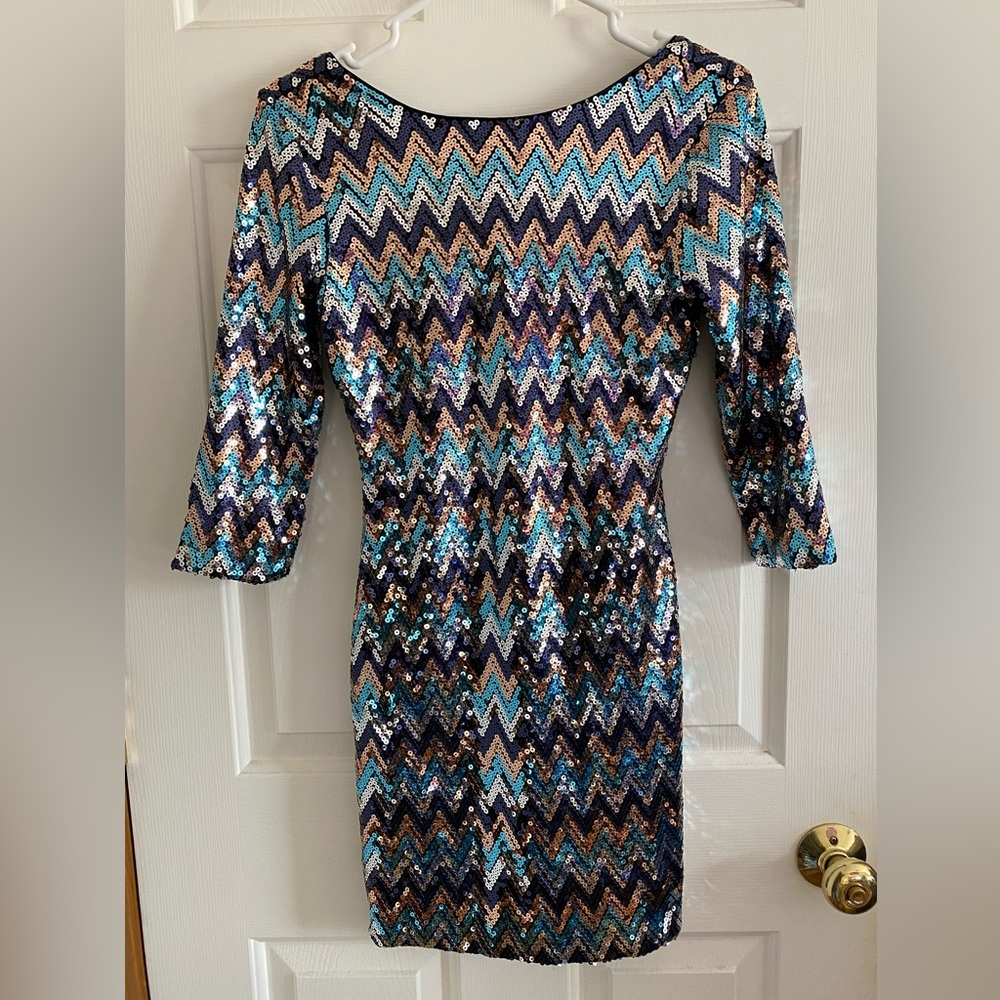 Formal sequence dress. Only been worn once, for only 3 hours.